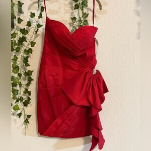 Dancing Queen red NWT mini formal event dress